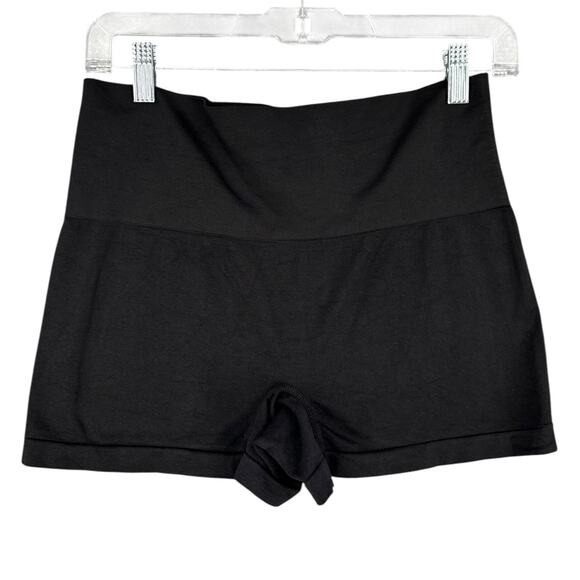 FLEX Own‎ It Black High-Waisted Seamless Athletic Booty Shorts XL - Picture 2 of 6